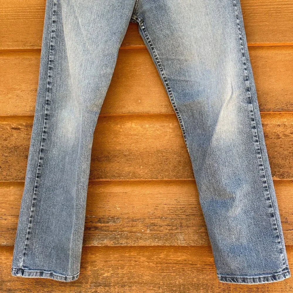 Wrangler Men’s Relaxed Fit Y2K Vintage Medium Blue Jeans Size 32 - Picture 3 of 13